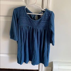 Girls 3/4 length sleeve dress